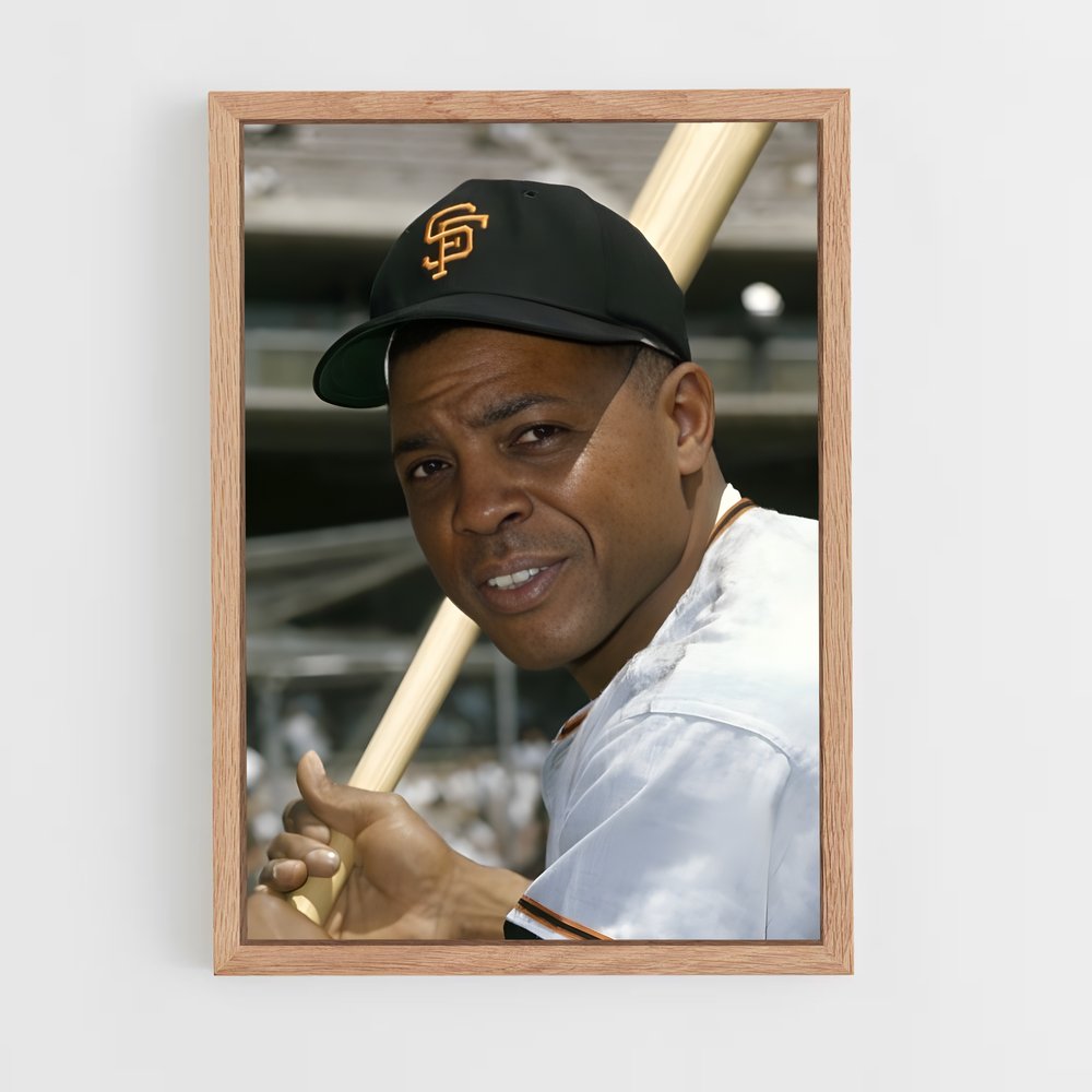 Poster Willie de mays – affiche Baseball (vue 4)